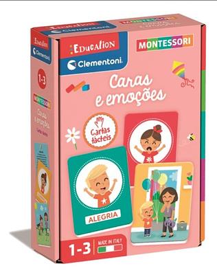 Detalhes do produto:n-48 cartões táteis;n-6 cartões de expressão;n-42 cartões de contexto que mostram emoções em diferentes cenas para serem combinadas com as expressões correspondentes.