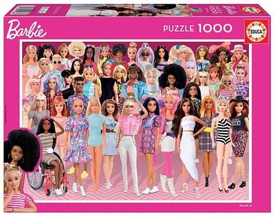 Barbie, a boneca intemporal de que toda a gente gosta. Divirtam-se a montar este puzzle e passem horas divertidas em conjunto. Após montado, fica incrível numa moldura a enfeitar a casa.nnn