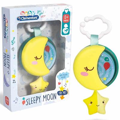 Esta doce caixa de música em forma de lua com um pendente macio em forma de estrela irá acompanhar a criança durante a hora de dormir e estimular muitos sonhos felizes cheios de ternura.