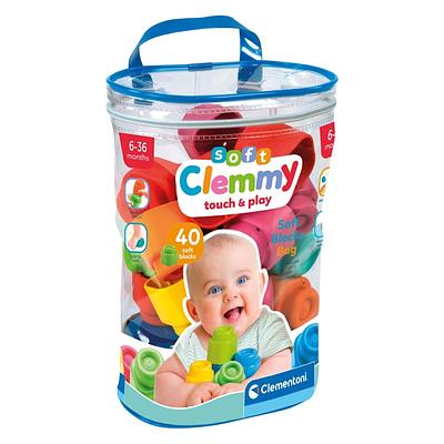 CLEMENTONI CLEMMY SOFT - SACO COM 40 PEÇAS