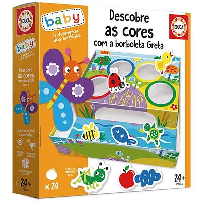 Este é o jogo ideal para qualquer criança que está a começar a aprender as letras, as cores e os números. Este jogo ajuda a aprender a associar e diferenciar cores com a borboleta Greta.