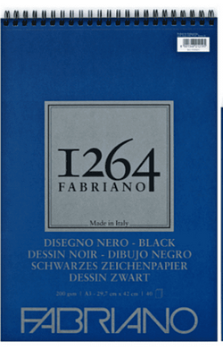 BLOCO PRETO 200G A4, 40S-ESP
