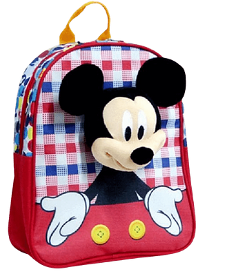MOCHILA 3D LUZES+SONS+MOVIMENTO 30 CM MICKEY
