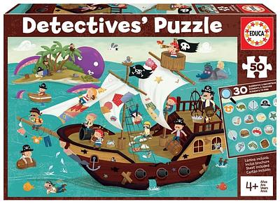 Puzzle de observação de 50 peças. Monta-o e encontra os 30 elementos escondidos! Folha incluída. Tamanho aproximado do puzzle montado: 40 x 28 cm.nn