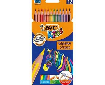 LÁPIS DE PINTAR EVOLUTION STRIPES 12U