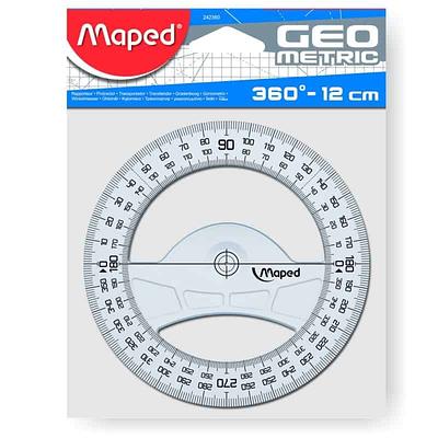 Maped Geometric - Transferidor de 360º/12cm