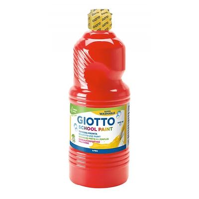 GIOTTO GUACHE LAVAVEL VERMELHO ESCARLATE 1000 ML