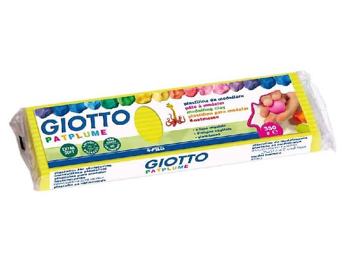Giotto - Plasticina Patplume 350g Cor: Amarela