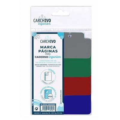 MARCAPAGINAS INGENIOX PP OPACO 4 POSIÇÕES
