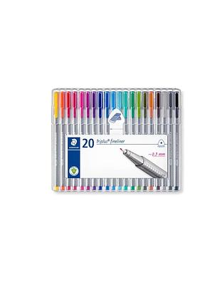 CANETAS DE COR STAEDTLER FINELINER TRIPLUS 20 UNI.