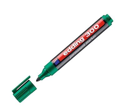 MARCADOR EDDING 300 PERMANENTE VERDE