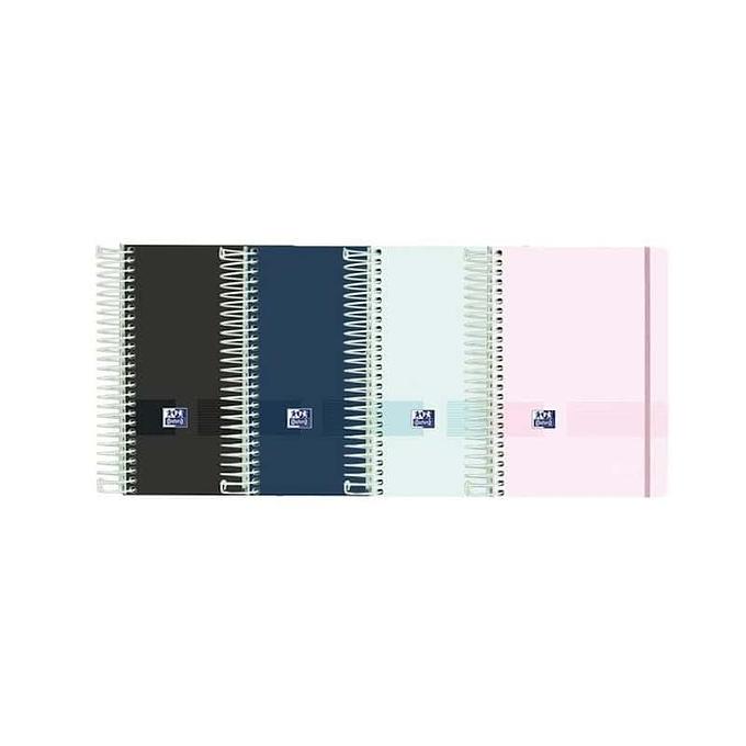 AGENDA OXFORD&G TP 12X18 SV 25-26 ESPIRAL, CAPAS PLÁSTICAS