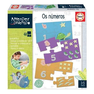 Com este divertido jogo, poderão entrar no mundo da matemática de uma forma lúdica.nAprenderão a:n· Distinguir os números de 1 até 10n· Relacionar os números com as quantidadesn· Ordenar  números.