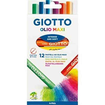 LÁPIS PASTEL DE ÓLEO BOX 12 GIOTTO