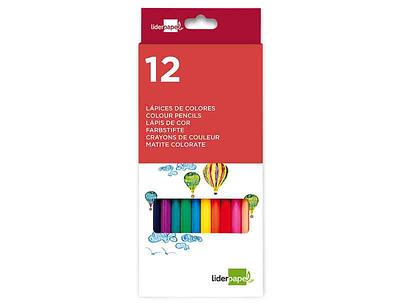 LAPIS DE COR LIDERPAPEL 12 UNIDADES