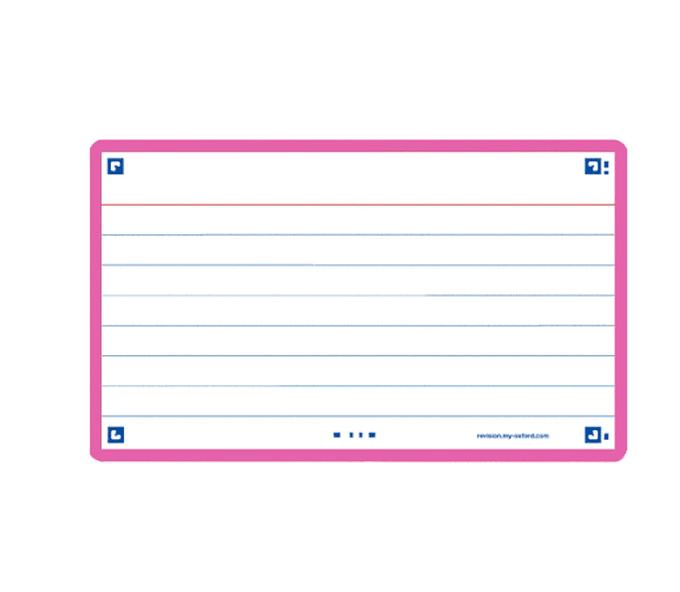 FLASHCARDS 2.0 OXFORD 75X125 30F 1LINHA ROSA — imagem 2