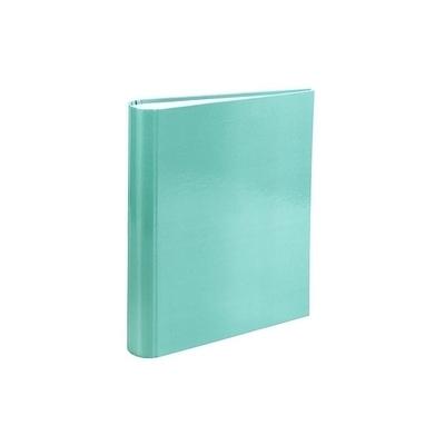 DOSSIER A4, 2 ARGOLAS, CARTÃO FORRADO, 2/40mm - MENTA PASTEL
