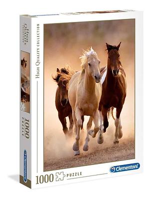 PUZZLE 1000 PEÇAS HQC RUNNING HORSES