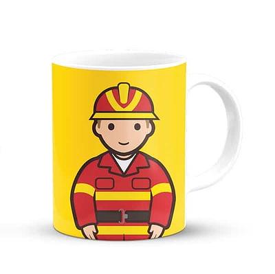 Little Drops of Water - Caneca de Profissões: "O Melhor Bombeiro"