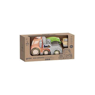 GIROS ECO CAMIÃO GRUA COM CARRINHO 30CM