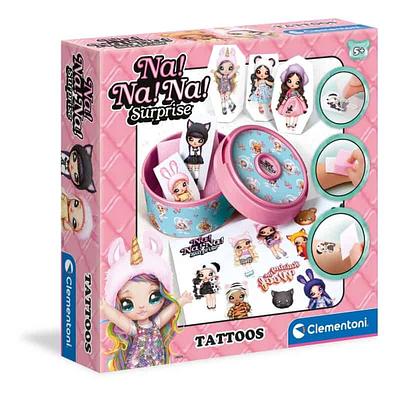 Detalhes do produto:n-Porta-tatuagens ideal para guardar as tatuagens não utilizáveis e para as levares sempre contigo onde quiseresn-Tatuagens flocadas decalcáveisn-Esponja para as aplicar na pele.