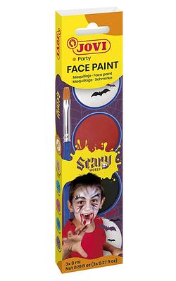 KIT DE 3 BOIÕES DE 8ML DE PINTURA FACIAL 8ML SUSTO