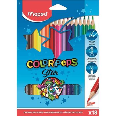 Maped Color Peps - Lápis Star x18