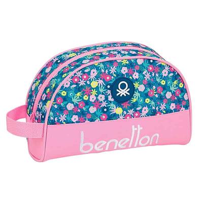 NÉCESSAIRE ESCOLAR BENETTON BLOOMING COR DE ROSA