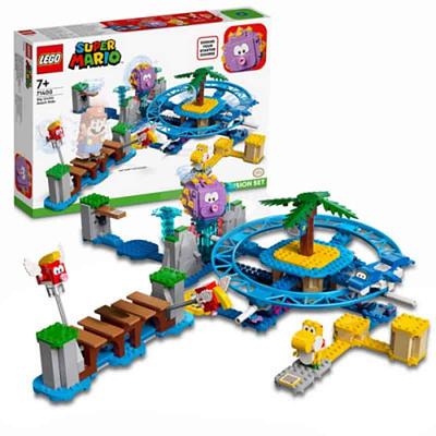 Este Lego possibilita que tenha uma aventura a partir de uma viagem numa praia selvagem! Corra pela ponte de madeira, mas fique sempre atento a Cheep Cheeps saltitantes.