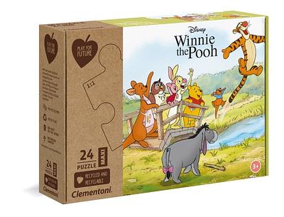 Puzzle com peças grandes desenvolvido pela Clementoni para os mais pequeninos com o Winnie the Pooh!nAVISO: Contém peças pequenas que podem causar asfixia caso ingeridas.