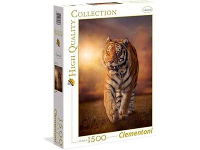 O Puzzle 1500 pçs - Tiger de 1500 peças da Clementoni para adultos inclui imagens maravilhosas e de encaixe perfeito.nDimensões: 5,80 x 28,10 x 37,00 cmnn