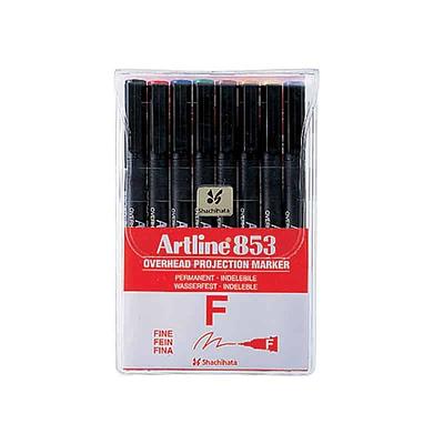 canetas acetato artline 853