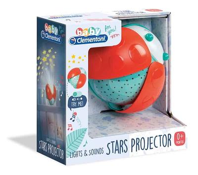Com as belas melodias e luz relaxante do projector "Sonhos Encantados" nenhum bebé vai ter problemas a adormecer. O projector é capaz de mudar entre modo de luz de presença e projector de estrelas.