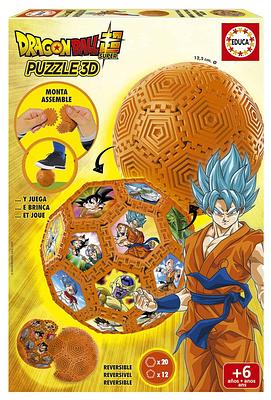 A Educa desenvolveu um puzzle 3D com o tema do Dragon Ball, o icónico lutador. É possvel realizar inúmeros tipos de montagem: bola pelo lado côncavo das peças, bola pelo lado convexo das peças.