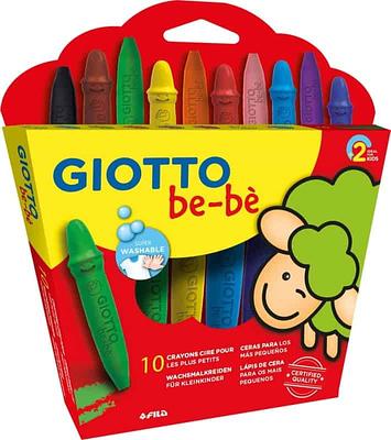 LAPIS DE CERA + AFIADEIRA GIOTTO BE-BE