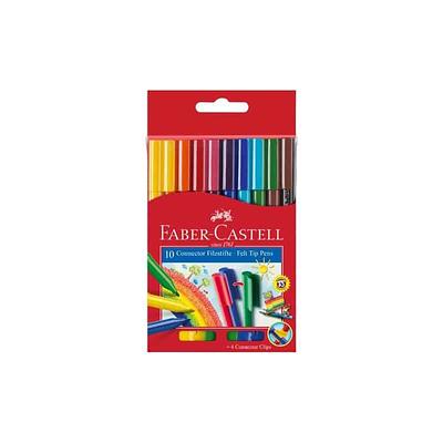FABER CASTELL - MARCADOR CONNECTOR CX. 10UND