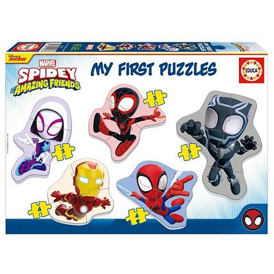 5 Puzzles desenvolvidos pela Educa em conjunto com o Spidey e os seus amigos. Estes puzzles são indicados para crianças entre 2 e 4.