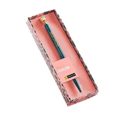 ESFEROGRAFICA METALICA CABEÇA LEOPARDO MR