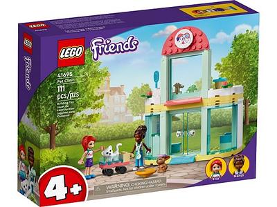 As crianças podem mostrar o seu amor pelos animais, cuidando de gato ferido na Lego Friends Clínica Veterinária de 2 andares. O edifício colorido vem com um scanner de brincar, uma área de cuidados!