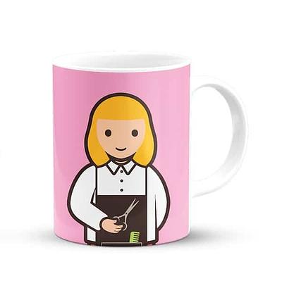 Little Drops of Water - Caneca de Profissões: "A Melhor Cabeleireira"