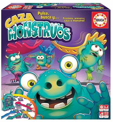 Neste jogo da Educa, todo o cuidado é pouco: os monstros andam à solta e não os podes deixar escapar! A caça ao monstro corresponde com a imagem sugerida: a cabeça, o corpo e os pés podem mudar.