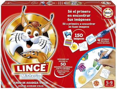 O jogo Lince da Educa está cada vez mais inovador. Agora, conta com uma nova regra de jogo: existem imagens escondidas e precisas da lanterna mágica para as descobrires!