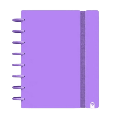 CADERNO INGENIOX FOAM A4 80 FOLHAS LINHAS VIOLETA