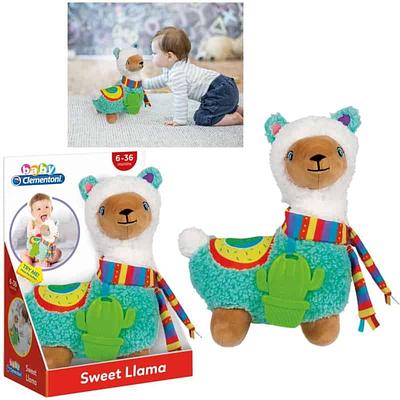 Um ternurento peluche falante para acariciar que se tornará o melhor amigo de qualquer bebé! O divertido Lama vai cantar doces canções educativas... para aprender num mundo cheio de ternura!