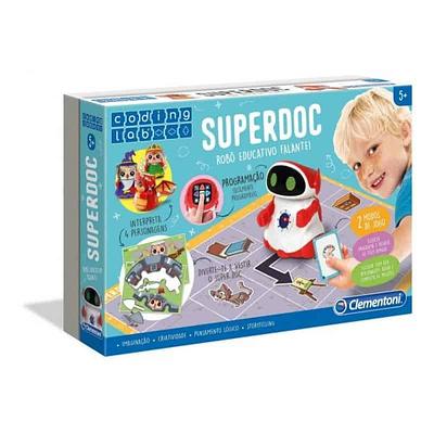 O robô Super Doc, com os seus olhos luminosos, utiliza os conceitos básicos da codificação às crianças, de forma criativa, gradual e divertida. É fácil de programar.