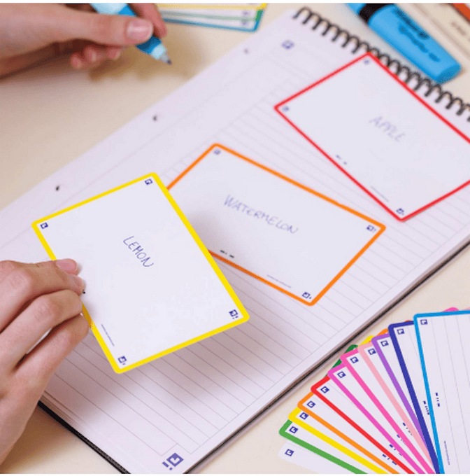 FLASHCARDS 2.0 OXFORD 75X125 30F 1LINHA LILÁS — imagem 2