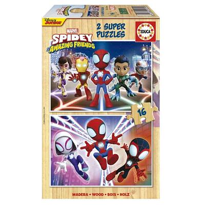Não existe nada melhor do que 2 puzzles do nosso herói favorito! A Educa conta com uma nova madeira ecológica, mais resistente e segura para as crianças - não gera farpas.