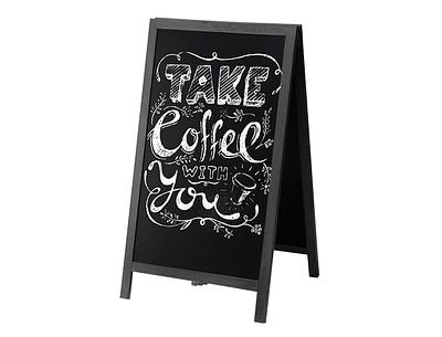 QUADRO PRETO LIDERPAPEL CAVALETE DUPLA FACE DE MADEIRA COM SUPERFICIE PARA MARCADORES TIPO GIZ 55X85CM