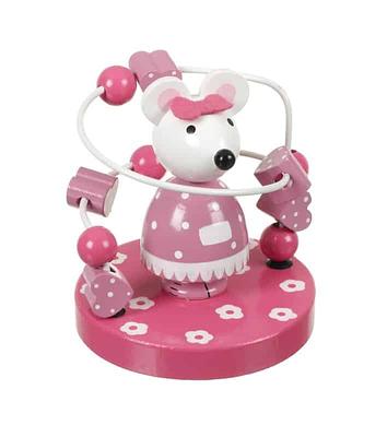 RATO COR DE ROSA LABIRINTO C/PEÇAS P/MOVER,12M+
