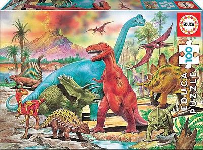 Este é um puzzle de 100 peças que conta com a imagem de um dinossauro em grande plano! Realizar puzzles é um ótimo estimulo para todas as idades para além de que se torna um passatempo divertido.nn
